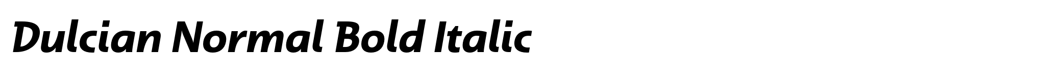 Dulcian Normal Bold Italic image